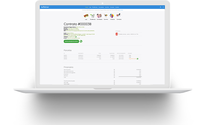 Área do Cliente - Buffetmax